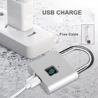 قفل اثرانگشت هوشمند قابل شارژ USB قابل حمل کوچک برای دفتر سالن بدنسازی در کشو