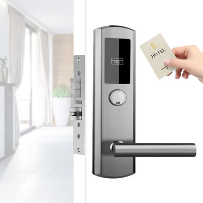 سیستم قفل الکترونیکی هتل استیل 304 با کلید مکانیکی