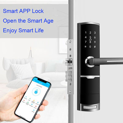 رمز عبور آلیاژ زنک بلووتوت TTlock Smart Keypad قفل درب با کلید کارت