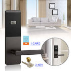 کلید کارت RFID هتل قفل هوشمند درب آلیاژ آلومینیوم با نرم افزار مدیریت رایگان