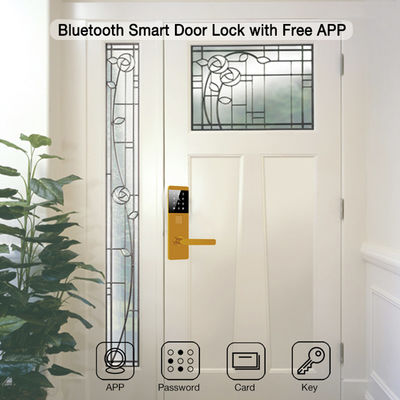قفل آلومینیوم آلیاژ TTlock Password قفل درب هوشمند الکترونیکی برای آپارتمان دفتر خانگی