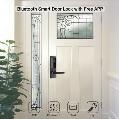 TTlock اپلیکیشن کنترل شده بدون کلید قفل درب دیجیتال آپارتمان قفل درب هوشمند