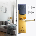 قفل کارت کلید هتل FCC 285×77mm اتاق SUS304 رنگ طلایی ضد زنگ