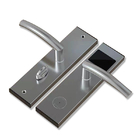 قفل دیجیتال درب بدون کلید RFID SUS304 ضد حریق ANSI رنگ نقره ای