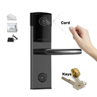 قفل های بدون کلید هتل استیل ضد زنگ DC6V کارت RFID قفل های هوشمند 4AA قلیایی