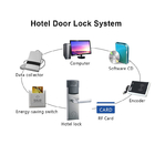 قفل کارت کلید الکترونیکی RFID فولاد ضد زنگ DC6V FCC برای اتاق هتل