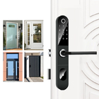 APP Control دیجیتال قفل درب TTlock اثر انگشت هوشمند 6 ولت برای خانه