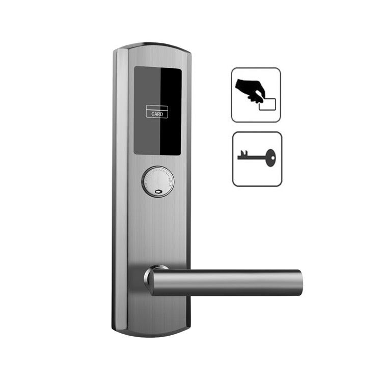 درب ورودی کارت کلید هتل Sus304 RFID قفل درب کارت خوان هتل