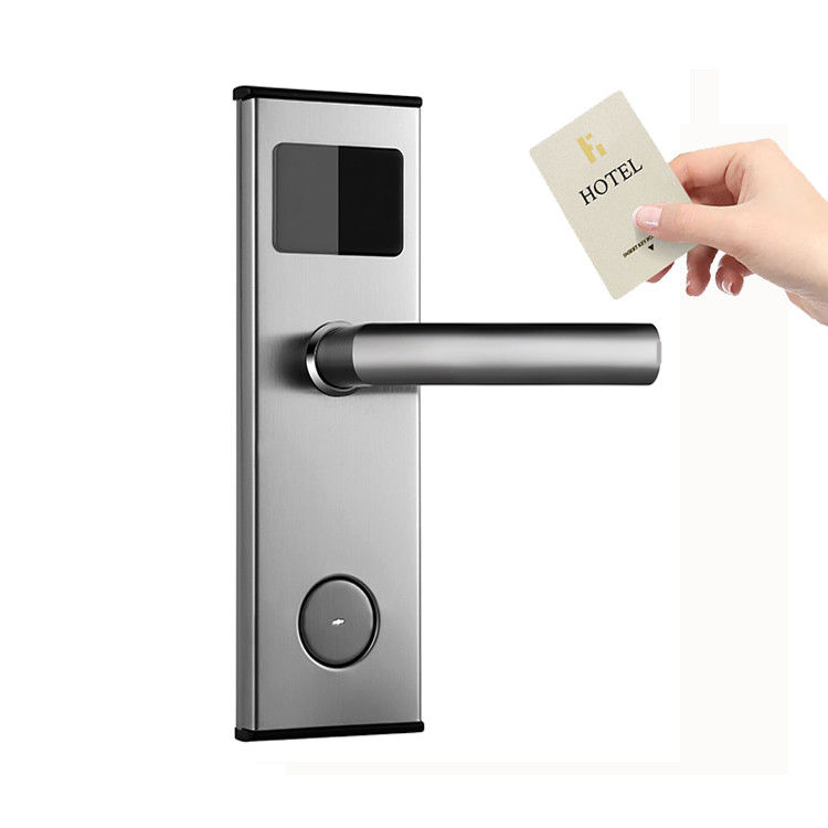 قفل درب هوشمند هتل فولاد ضد زنگ MF1 T557 قفل درب بدون کلید هوشمند
