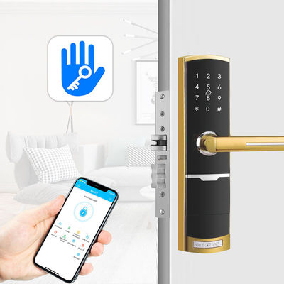 قفل درب الکترونیکی آپارتمان آلیاژ روی با رمز عبور TTlock Tuya App