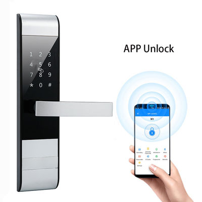 قفل درب صفحه کلید لمسی آپارتمان BLE M1 Card Smart Wifi Lock