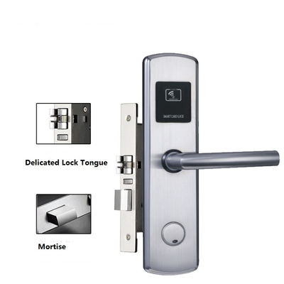 قفل الکترونیکی هتل Ss304 قفل درب خوان کارت خوان DSR 610 Rfid