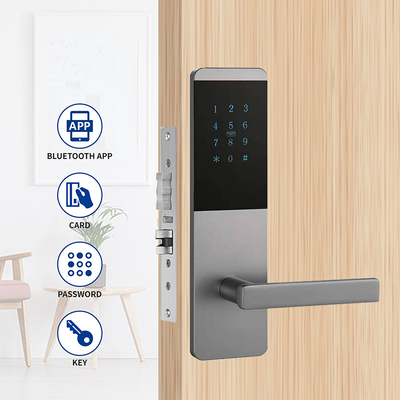 4 در 1 آپارتمان آلومینیوم آلیاژ هوشمند TTlock قفل درب با صفحه کلید لمسی